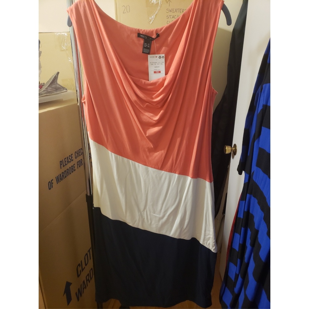 Sleeveless Cowl Neck Bodycon Dress